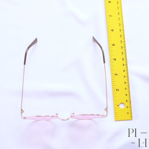 Retro adorable pink sunglasses - Picture 5 of 5